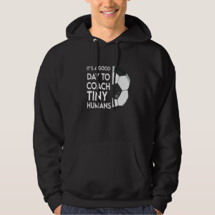 Ik Coach Kleine Mensen Voetbal Kinder Trainer PE T Hoodie