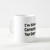 Ik corrigeer je Grammar stilletjes Koffiemok (Voorkant links)