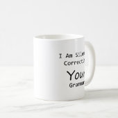 Ik corrigeer je Grammar stilletjes Koffiemok (Voorkant rechts)