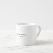 Ik corrigeer je grammatica grappig. espresso kop (Voorkant rechts)