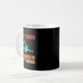 Ik Crash Niet Ik Doe Willekeurige Zwaartekracht Co Koffiemok (Voorkant links)
