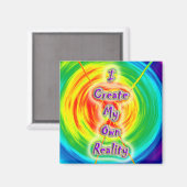 Ik Creëer mijn eigen realiteit - Magnet Magneet (Voorkant / Achterkant)