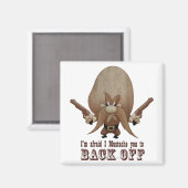 Ik daag je uit om terug te gaan magneet (Voorkant / Achterkant)