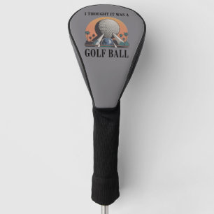 Ik dacht dat het een golfbal was, grappige golflie golfheadcover