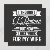 ik dacht dat ik met pensioen ging , maar nu werk i kaart (Voorkant / Achterkant)