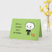 Ik dacht dat je dood was kaart (Gele Bloem)