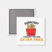 IK DACHT DAT JE EXTRA VRIJ ZEI MAGNEET (Voorkant / Achterkant)