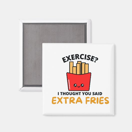 IK DACHT DAT JE EXTRA VRIJ ZEI MAGNEET (Voorkant / Achterkant)