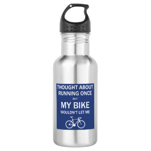 Ik dacht erover te lopen, maar mijn bike laat me n waterfles