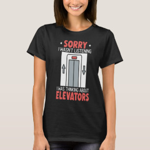Ik dacht na over de lift van de baan t-shirt