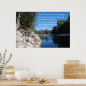 Ik dank jullie God voor deze geweldige dag. Poster (Keuken)