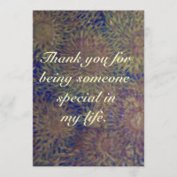 Ik dank u voor uw speciale aandacht