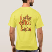 Ik dans liever Salsa T-shirt (Achterkant)