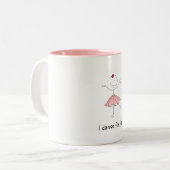 Ik dans voor Jezus Tweekleurige Koffiemok (Voorkant links)