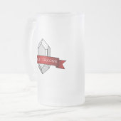 Ik date Zircons Banner Matglas Bierpul (Voorkant links)