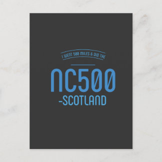 Ik deed 500 nc500 mijl T-Shirt Briefkaart