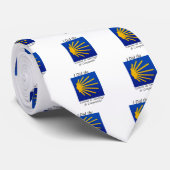 Ik deed de Camino de Santiago Stropdas (Opgerold)