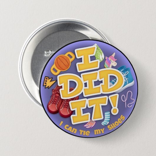 Ik deed het 3" ronde button 7,6 cm (Voorkant /achterkant)