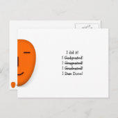 Ik deed het Funny Misspelling Afstuderen Afstudere Aankondigingskaart (Voorkant / Achterkant)