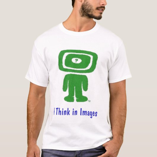 Ik denk aan Afbeeldingen Autisme T-shirt (Voorkant)