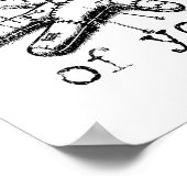 Ik denk aan je grappige Voodoo Doll Poster (Hoek)