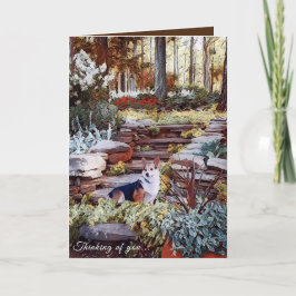 Ik denk aan jou Corgi Kaart