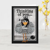 Ik denk aan jou: leeg van binnen. kaart (Gele Bloem)