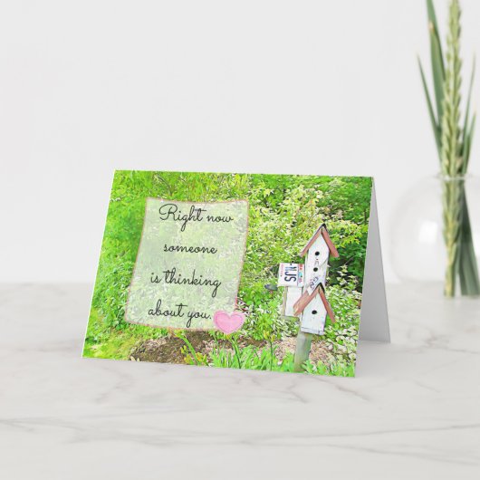 Ik denk aan jou, Miss You Kaart (Voorkant)