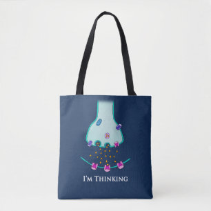 Ik denk aan Neuron Synapse Draagtas