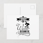 Ik denk aan water briefkaart (Voorkant / Achterkant)