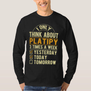 Ik Denk Alleen Aan Platipy VogeLbekdier Humor T-shirt