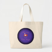 Ik denk buiten de doos. grote tote bag (Voorkant)