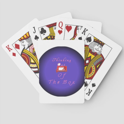 Ik Denk Buiten de Kist: Creatief Ontwerpen Pokerkaarten (Achterkant)