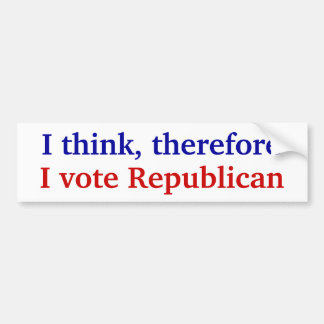 Ik denk bumpersticker