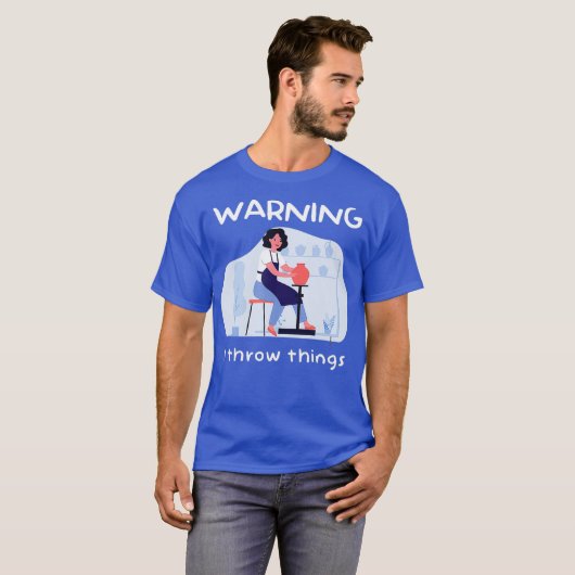 Ik denk dat de 'Pottery Clay Handmade Ceramist' T-shirt (Voorkant volledig)