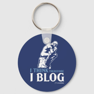 Ik denk dat ik daarom Blog Sleutelhanger