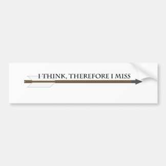 Ik denk dat ik daarom Miss Bumpersticker