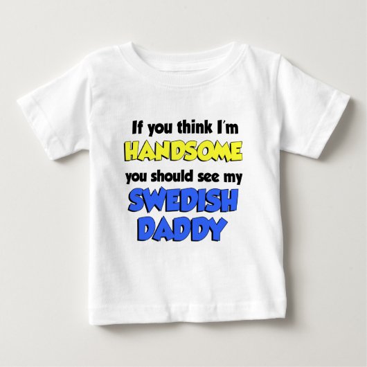 Ik denk dat ik een knappe Zweedse papa ben (Voorkant)