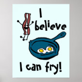 Ik denk dat ik het Poster van Bacon kan doen (Voorkant)