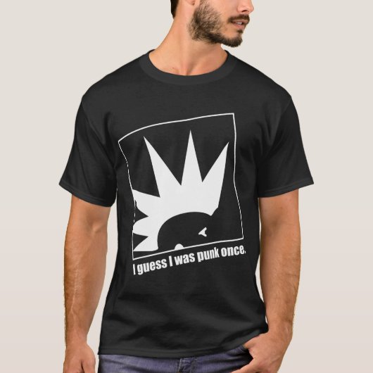 Ik denk dat ik ooit punk was. t-shirt (Voorkant)