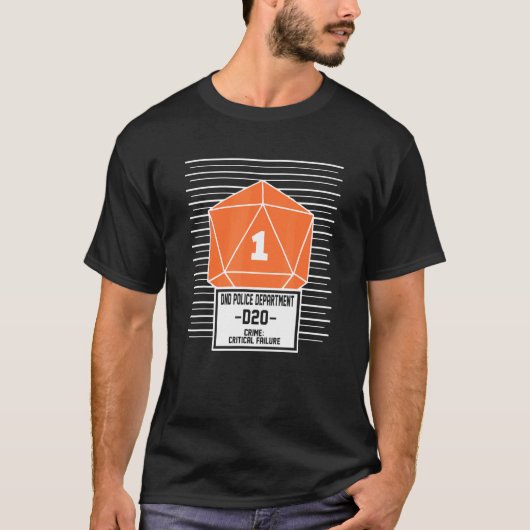 Ik denk dat ik sterf Dungeon Nerdy Gamer D20 Tafel T-shirt (Voorkant)