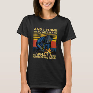 Ik denk dat ik zelf een fantastische welzijnsgesch t-shirt