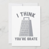 Ik denk dat je Grate bent Bedankkaart (Voorkant)