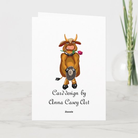 Ik denk dat je onstuimig bent. feestdagen kaart (Achterkant)