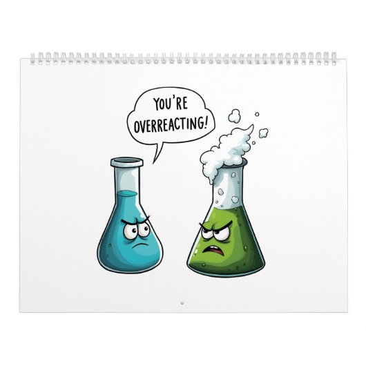 Ik denk dat je overdrijft met grappige nerdwetensc kalender (Hoes)