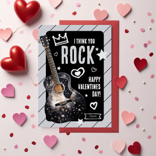 Ik denk dat je rockt' Kids Valentijnskaarten  Feestdagenkaart
