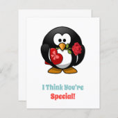 Ik denk dat je speciaal pinguïn-hart bent (Voorkant / Achterkant)