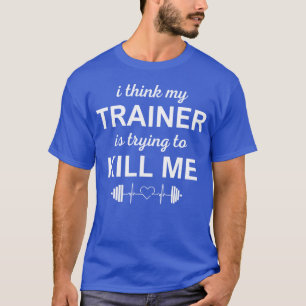 IK DENK DAT MIJN REGENJAS ME PROBEERT TE VERMOORDE T-SHIRT
