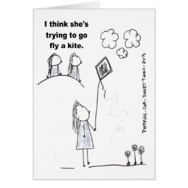 Ik denk dat ze proberen een vlieger te vliegen