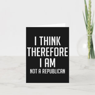 Ik denk dus dat ik geen republikeins democratisch kaart